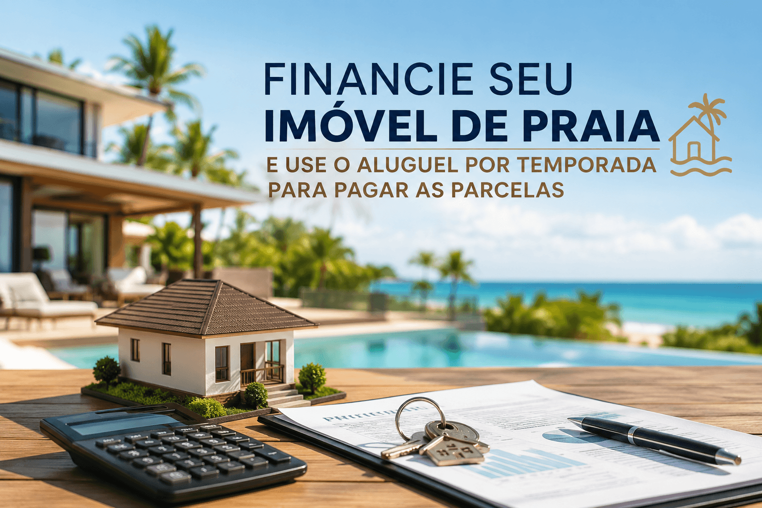 Como financiar um imóvel de praia e usar o aluguel por temporada para ajudar a pagar as parcelas